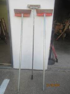 lot 227 image: 3 ALUMINUM SCRAPPERS