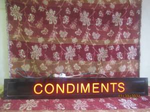 lot 267 image: ELECTRONIC LED SIGN 45L