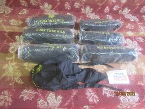 lot 276 image: CYCLING CAP HEAD GEAR BORN TO BE WILD DESIGN DESIGN 6 PACKS