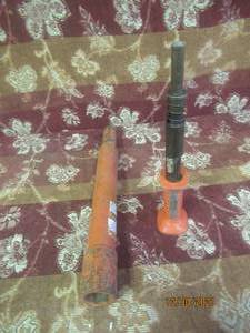 lot 318 image: 2 TOOLS REMINGTON POWER ACTUATED TOOL AND LARGE COMMERCIAL DRILL BIT