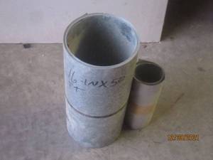 lot 319 image: 2 ROLLS OF GALVNIZED METAL