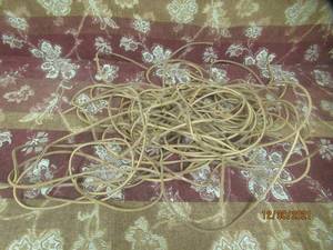 lot 332 image: 29 PIECES LEATHER STRINGS ASSORTED LENGTHS