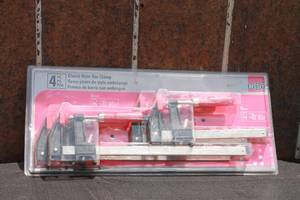 lot 26 image: BESSEY 4PC CLUTCH STYLE BAR CLAMP GSCC2.512  GSCC2.506