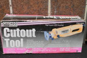 lot 48 image: NEW CHICAGO ELECTRIC POWER TOOL ELECTRIC CUTOUT TOOL 42831&nbsp