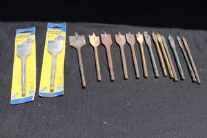 lot 105 image: 15-ASSORTED SPADE BITS&nbsp