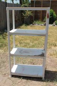 lot 112 image: 4-TIER SHELVING UNIT