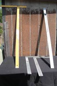 lot 138 image: TOTAL OF 4 FRAMING SQUARES&nbsp