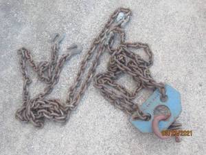 lot 25 image: HEAVY DUTY 5000LBS MAX CHAIN HOIST