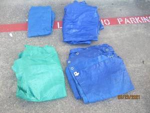 lot 42 image: 4 TARPS&nbsp