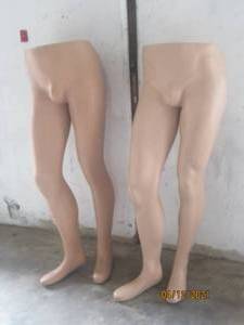 lot 124 image: DUO MALE MANNEQUIN&nbsp LOWER TORSO&nbsp
