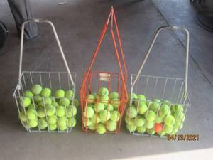 lot 198 image: GENEROUS AMOUNT OF TENNIS BALLS WITH CARRIERS