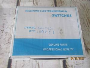 lot 209 image: MINITURE ELETRCMECHNICAL SWITCHES 66-2421