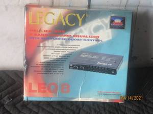 lot 127 image: LEGACY HALF -DIN SIZE 7 BAND PRE AMP&nbsp EQUALIZER WITH SUBWOOFER BOOST CONTROL&nbsp