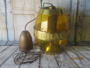 lot 221 image: RARE VINTAGE REVOLVING LIGHT EXTREMELY RARE