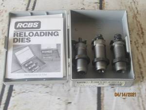lot 226 image: RCBS RELOADING DIES 22115&nbsp&nbsp -3-DIE CARBIDE TC SET .40 S&ampW 10 A&nbsp