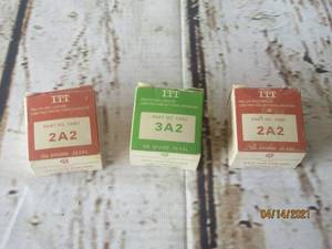 lot 245 image: TOTAL OF 3 ITT .22 CAL&nbsp 2A2 &amp 3A2 BROWNGREEN&nbsp