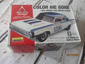 lot 251 image: LINDBERG DODGE COLOR ME GONE 1964 ,DODGE 330 SUPER STOCK&nbsp 12 MODEL KIT&nbsp