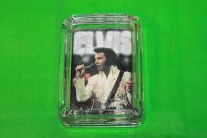 lot 69 image: ELVIS PRESLEY ,VINTAGE WATERFALL GLASS COLLECTION ASH TRAY