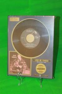 lot 88 image: ELVIS PRESLEY , LOVE ME TENDER ,AUTHENTIC 45 RPM SINGLE ,LIMITED SERIES 4 OF 90