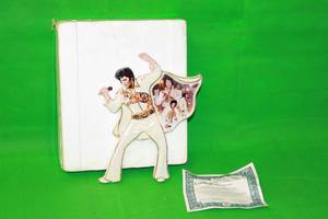 lot 102 image: ELVIS PRESLEY SPARKLING SUPER STAR THIRD ISSUE IN HIS LEGEND LIVES ON COLLECTION, No  A0058,WITH COA ,9 H