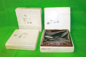 lot 113 image: TOTAL OF 4 VAN HYGAN & SMYTHE WOOD ROYAL SQUARE SHADOW BOXES( 11 X 11 )