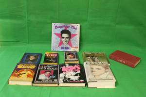 lot 137 image: TOTAL OF 10 ELVIS PRESLEY BOOKS  SEE PICS