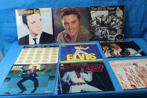 lot 174 image: TOTAL OF 9 ELVIS PRESLEY VINYL RECORD  SEE PICS