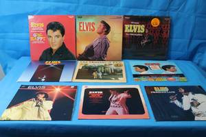 lot 176 image: TOTAL OF 9 ELVIS PRESLEY VINYL RECORD  SEE PICS