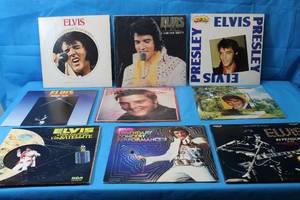 lot 178 image: TOTAL OF 9 ELVIS PRESLEY VINYL RECORD  SEE PICS