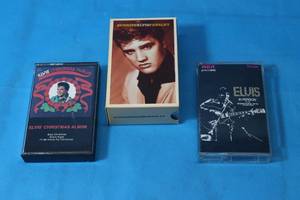 lot 181 image: TOTAL OF 3 ELVIS PRESLEY CASSETTE TAPES SEE PICS