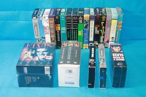 lot 183 image: ELVIS PRESLEY VHS LOT SEE PICS