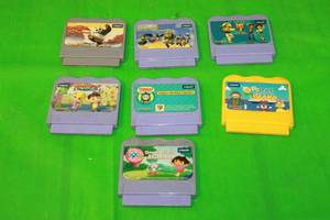 lot 30 image: TOTAL OF 7 VTACH V.SMILE GAME LEARNING CARTRIDGES