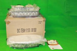 lot 66 image: TEMP-TATIONS OLD WORLD 12 PIECE OVEN TO TABLE SET WITH LIDS ( UNUSED )