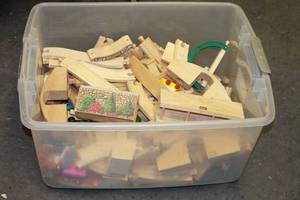 lot 67 image: BRIO WORLD RAILWAY WOOD TRAIN