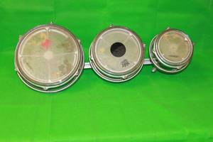 lot 105 image: VINTAGE REMO  ROTOTOM 3 PC SET