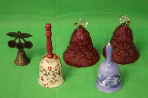 lot 144 image: TOTAL OF 5 VINTAGE BELLS