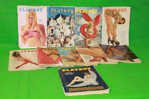 lot 188 image: TOTAL OF 10, 19721973 PLAYBOY MAGAZINES