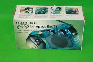 lot 153 image: SHARPERIMAGE FREE PLAY COMPACT RADIO BG60I