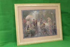 lot 212 image: BETTIE HERBERT FELDER( SIGNED) - THRU GODS GRACE FRAMED ART 28 X 34