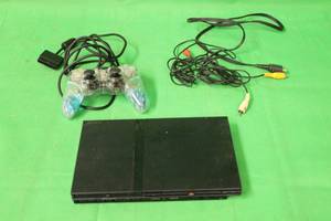 lot 229 image: SONY PLAYSTATION 2 GAME CONSOLE  WITH CONTROLLER