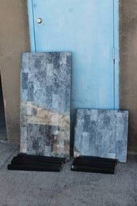 lot 244 image: ASHELY SIGNITURE DESIGN COFFE AND END TABLE