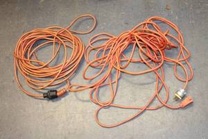 lot 249 image: 2 EXTENTION CORDS