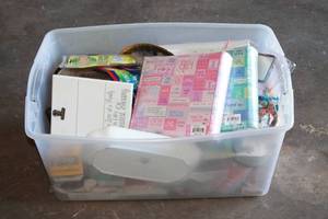 lot 262 image: MISC LOT SEE PICS TOTE INCLUDED