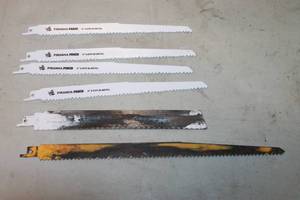 lot 268 image: 6 RECIPROCATING SAW BLADES
