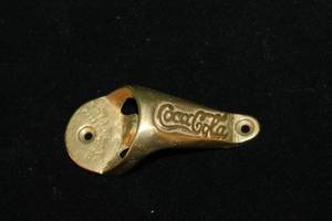 lot 13 image: VINTAGE STARR X BRASS COCA COLA BOTTLE OPENER