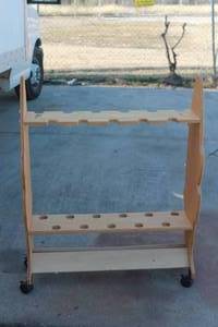 lot 5 image: FISHING ROD VERTICAL DISPLAY STAND