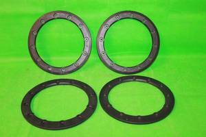 lot 44 image: 4 HIPER BEADLOCK RING CARBON FIBER