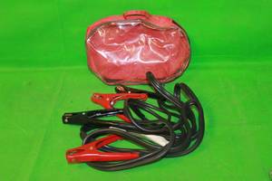 lot 176 image: JUMPER CABLES WITH CARRY BAG