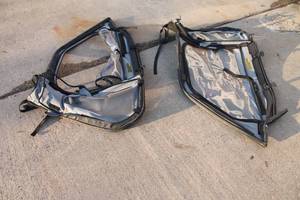 lot 192 image: SET OF 2 POLARIS CANVAS HALF UPPER DOORS