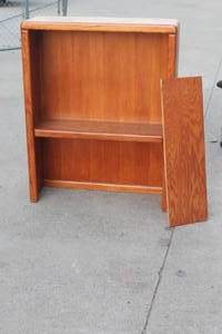 lot 205 image: WOODEN SHELF 40X32